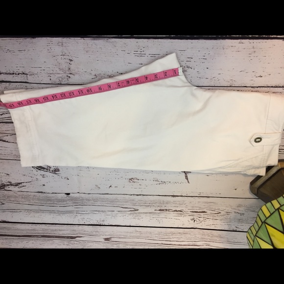 SANDRO Women White Capri size 14W - Picture 5 of 8